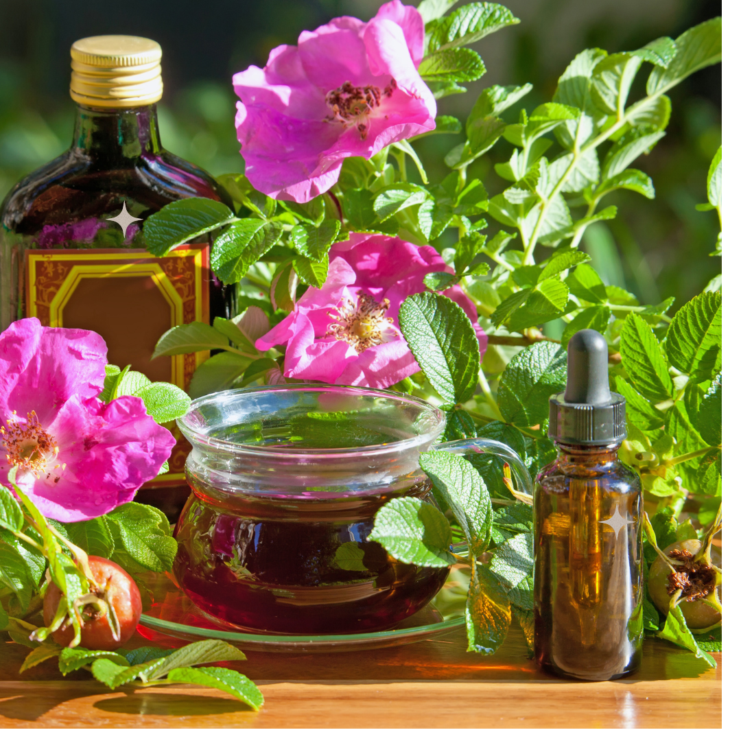 natural detox tea and tincture to rid toxins from your body